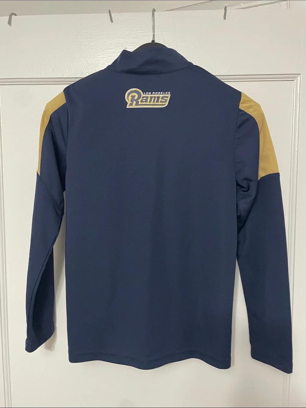 NFL Navy and Yellow Kids Quarter-Zip Hoodie